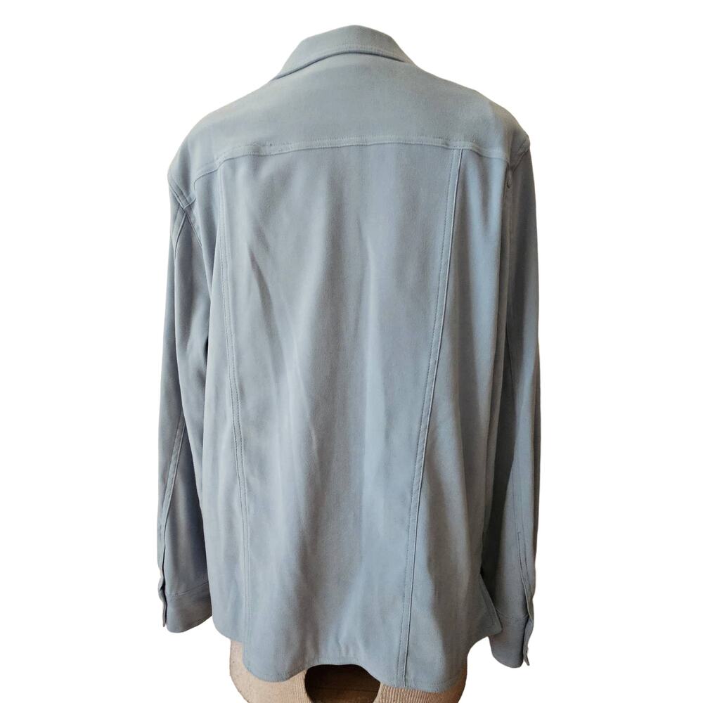 Light Blue Shacket Size Large/12 - Picture 2 of 4